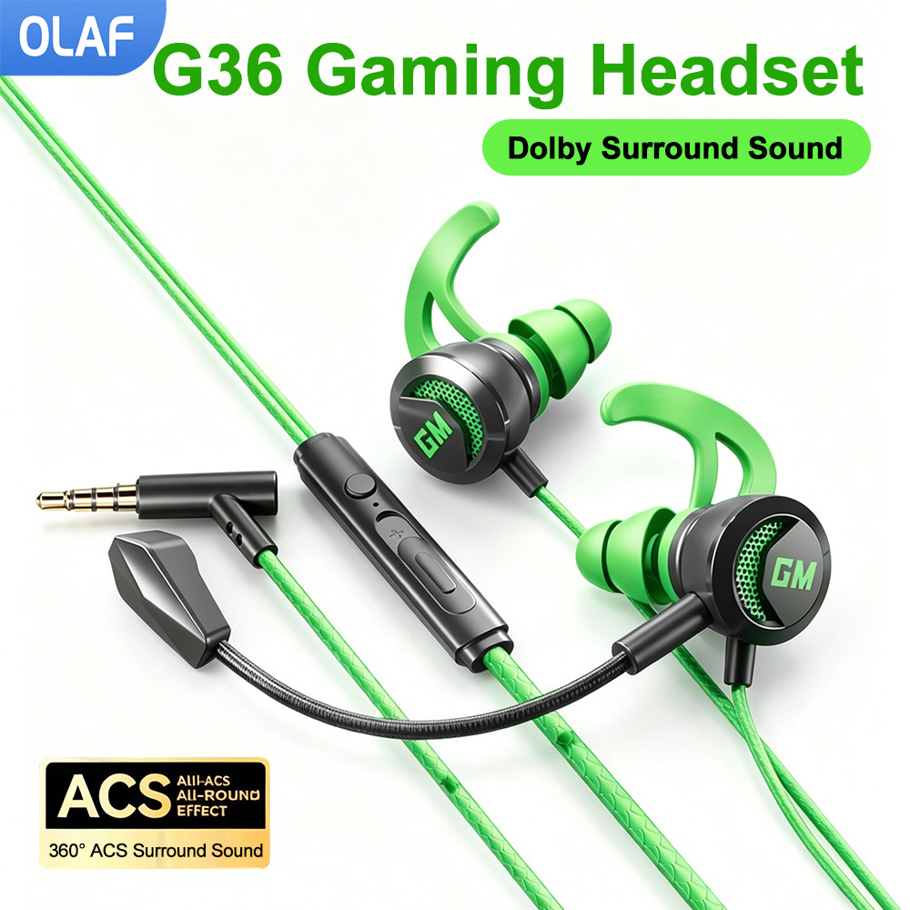 Esports Gaming Phone - Type-C/3,5 mm bedrade hoofdtelefoon met microfoon