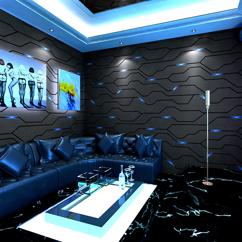 Esports Gaming Wallpaper - Ktv Behang Wandbekleding 3d Stereo Muziekbar