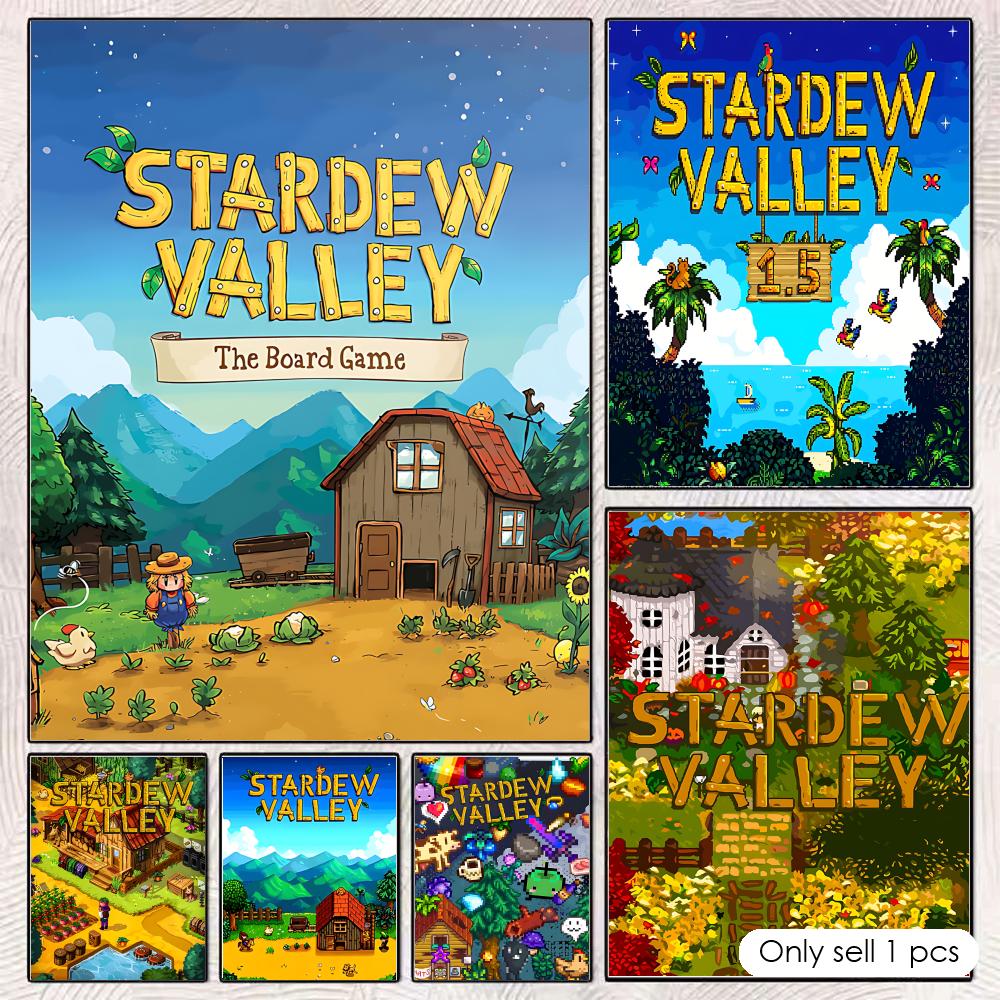 Esports And Gaming Lounge - S-Stardew V-ValleyS Poster HD Wanddecoratie Anti-rimpel