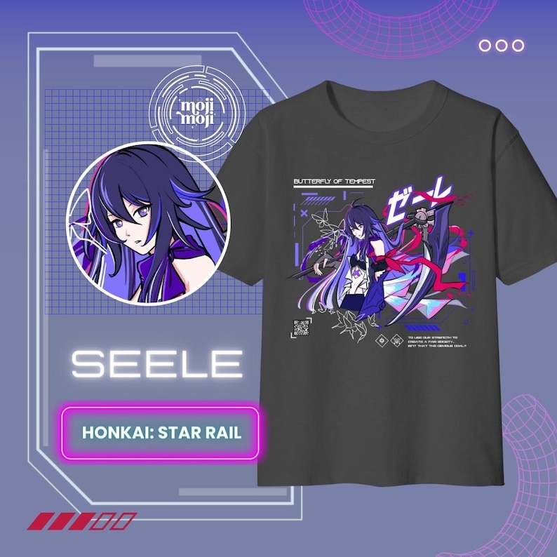 Seele Honkai Star Rail Shirt H - Esports Gaming Shirts recensie en prijs