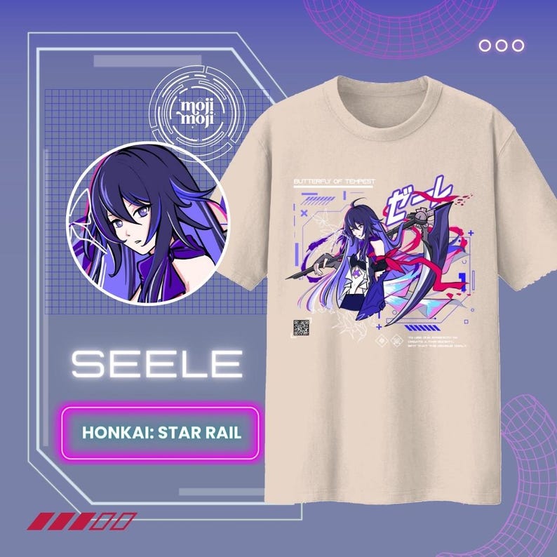Seele Honkai Star Rail Shirt H - Esports Gaming Shirts recensie en prijs