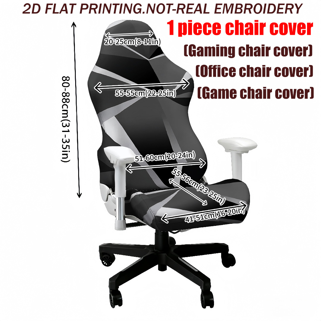 Zwarte grijze geometrische gam - Esports Gaming Chair recensie en prijs