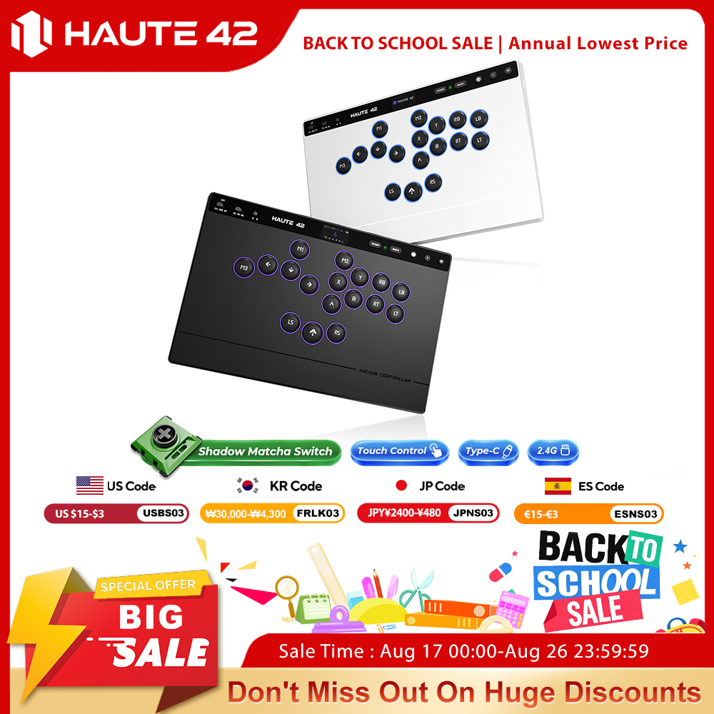 Haute42 W-P1 Tri Mode 2.4G Dra - Esports Gaming Controller recensie en prijs