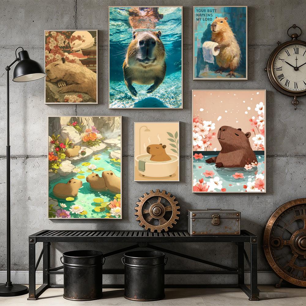 Healing Capybara Poster Art Po - Esports And Gaming Lounge recensie en prijs