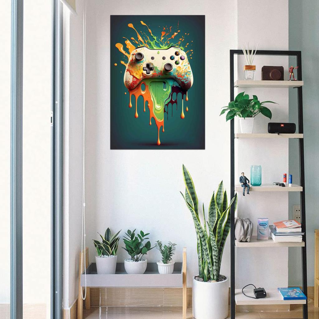 80S Kleurrijke Punk Neon Gamer - Esports Gaming Wallpaper recensie en prijs