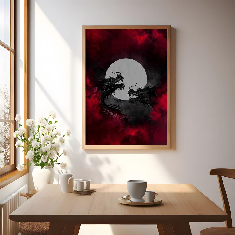 Black Dragon Poster Waterdicht - Esports And Gaming Lounge recensie en prijs