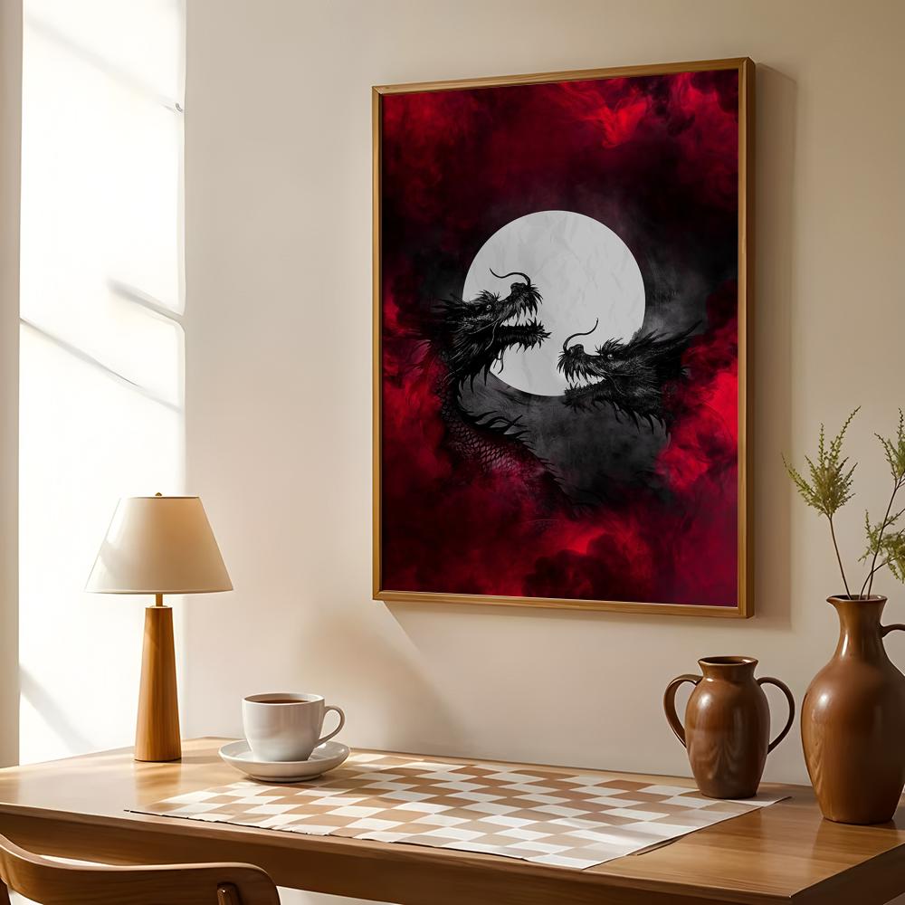 Black Dragon Poster Waterdicht - Esports And Gaming Lounge recensie en prijs