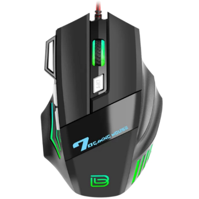 BAJEAL G5 Gamingmuis met achte - Esports Gaming Free Fire recensie en prijs