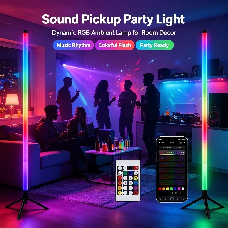 2 stuks 120CM RGB vloerlamp, g - Esports Gaming recensie en prijs