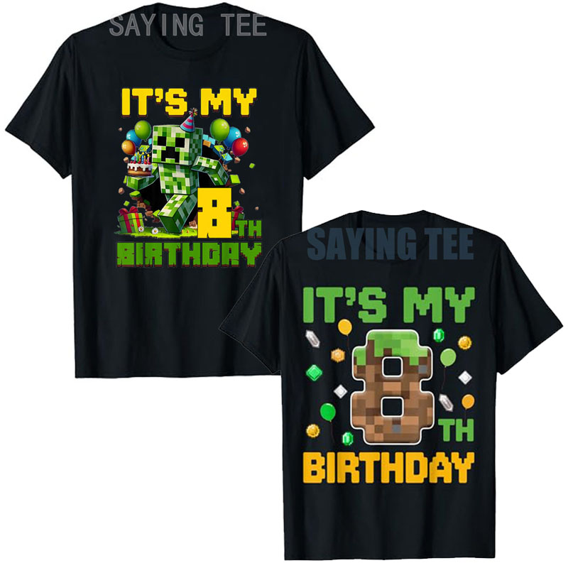 Birthday Boy It's My 8th Birth - Esports Gaming Shirts recensie en prijs