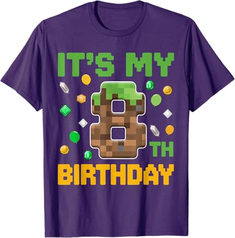 Birthday Boy It's My 8th Birth - Esports Gaming Shirts recensie en prijs