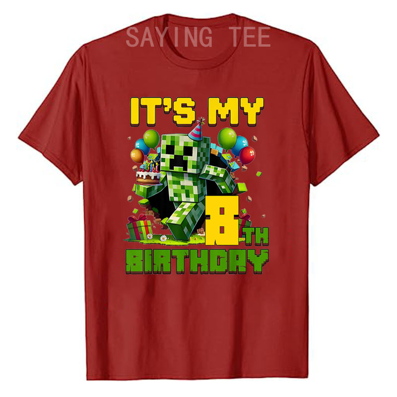Birthday Boy It's My 8th Birth - Esports Gaming Shirts recensie en prijs